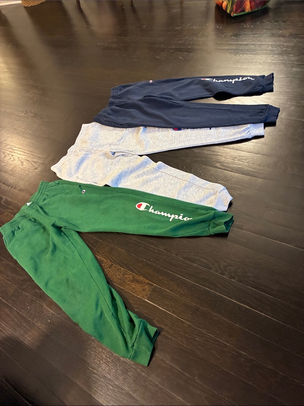 Champion Kids' Jogger Sweatpants - Green, Gray, Navy (3-Pack size large 14-16)